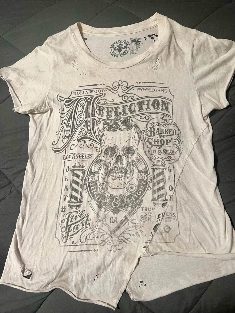Affliction Los Angeles T Shirt size S